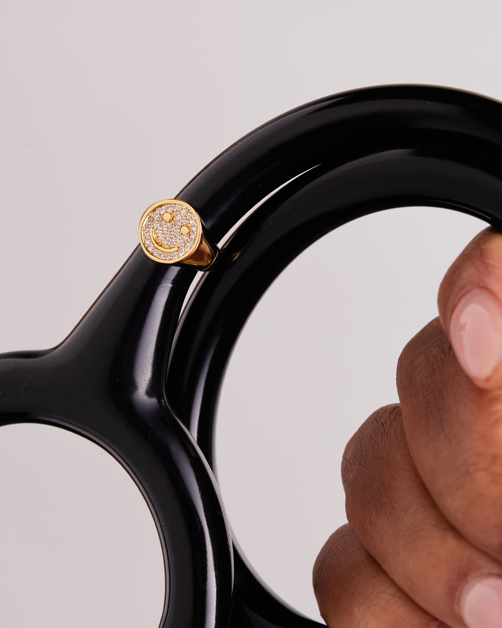Smiley Pavé Charm for Stethoscope